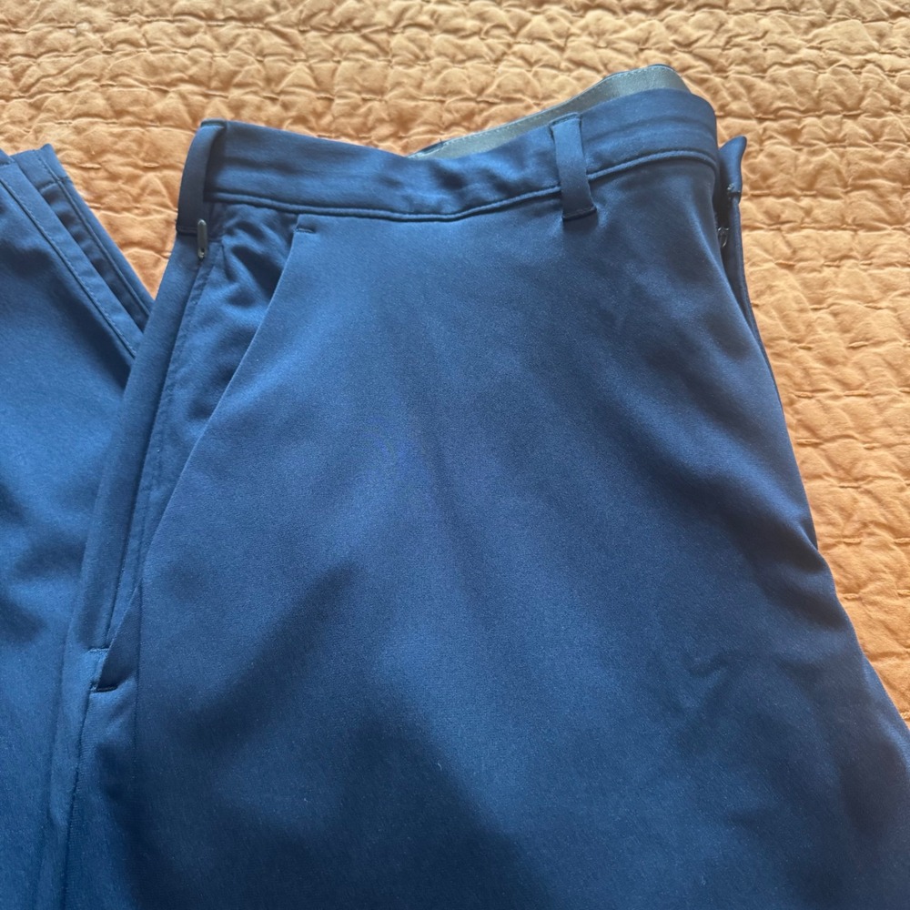 Lands End Mens Traditional Fit Performance Golf Pants Navy Blue 38x32 543961 - Picture 9 of 10